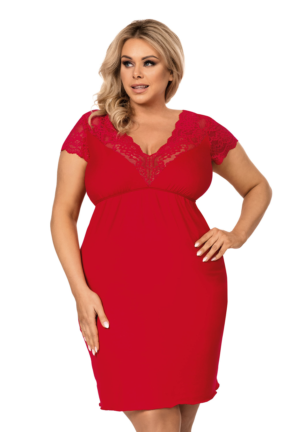 

Ночная сорочка женская Donna Tess plus красная 4XL, Tess plus