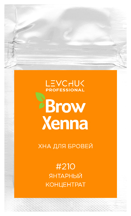 фото Хна для бровей browxenna эффект татуажа №210 янтарный концентрат 6 г