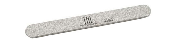 Пилка узкая TNL Professional в индивидуальной упаковке, 80/80, Серый