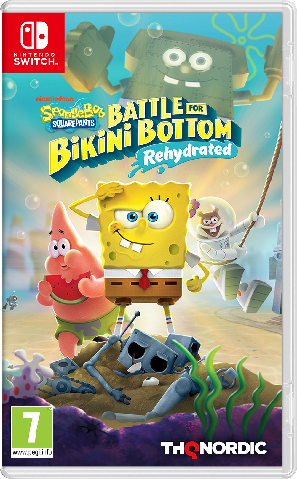 фото Игра spongebob squarepants: battle for bikini bottom - rehydrated для nintendo switch thq nordic