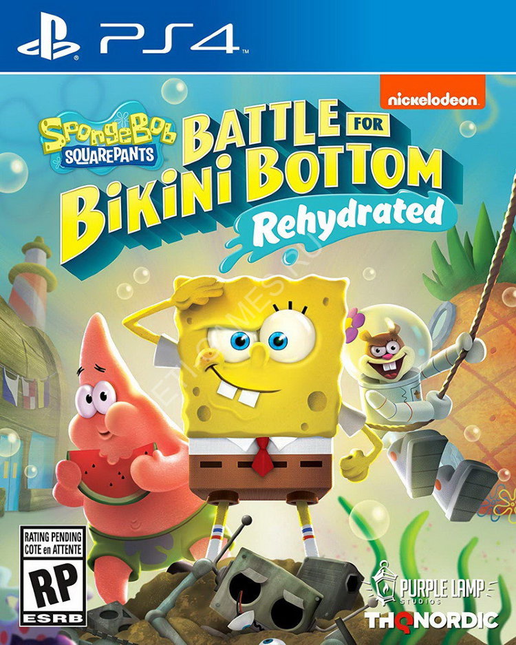 фото Игра spongebob squarepants: battle for bikini bottom - rehydrated для playstation 4 thq nordic