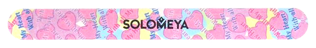 Пилка для ногтей Solomeya «Цветочки», 240/240