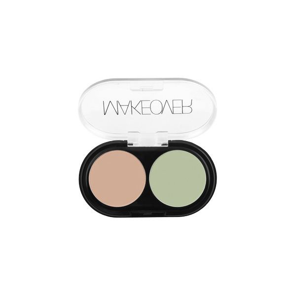 Консилер MAKEOVER PARIS Concealer Kit Anti-Cernes Warm Ivory&Corrective Green 4,5 г