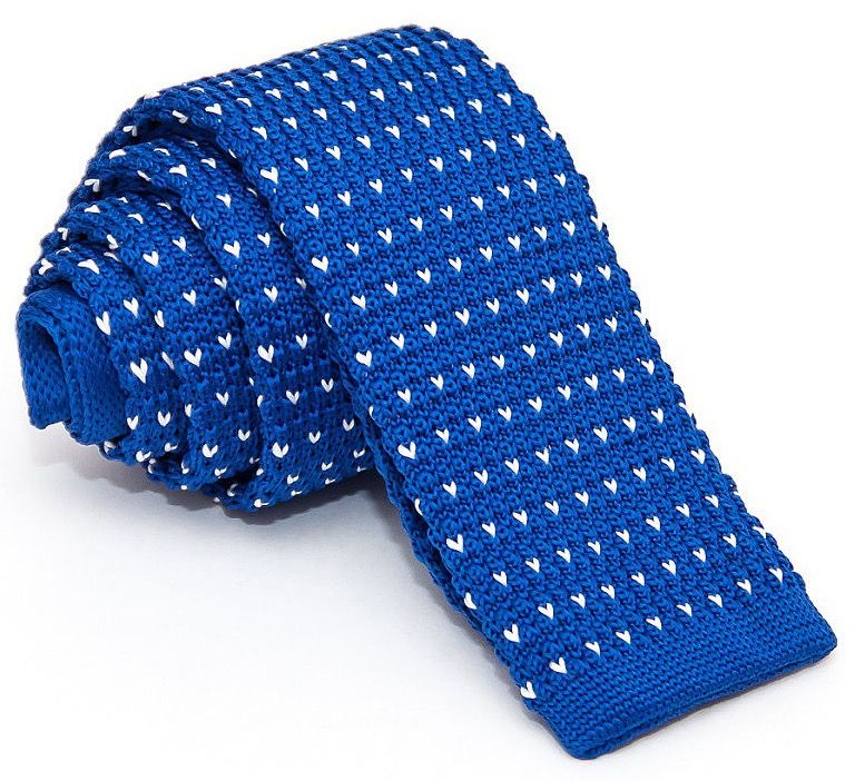 

Галстук мужской 2beMan G_knit G287 синий/белый, G_knit
