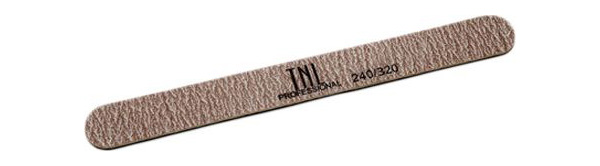 Пилка узкая TNL Professional Экстра-класс, 240/320, Коричневый dewal professional кисть для окрашивания узкая розовая с белой прямой щетиной 45 мм