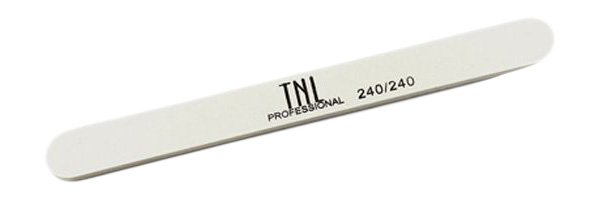 фото Пилка тонкая tnl professional, 240/240, белый