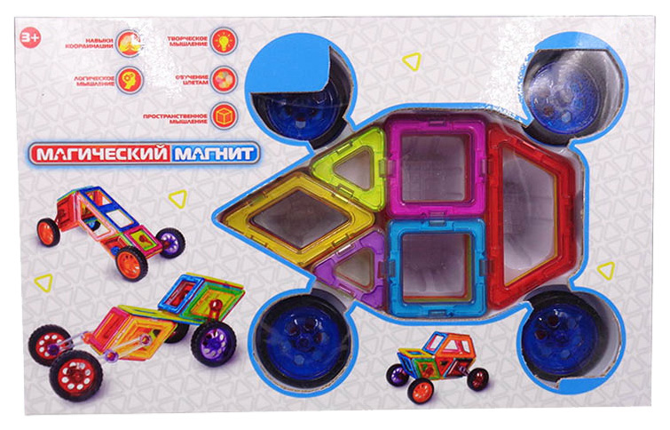 Конструктор Junfa Toys Магический магнит PT-01353 44 детали магический квадрат