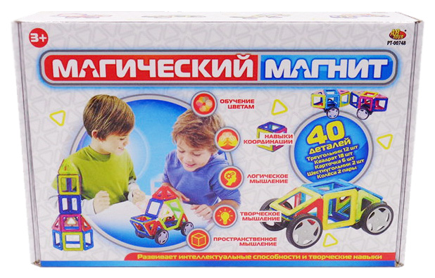 фото Конструктор junfa toys магический магнит pt-01351