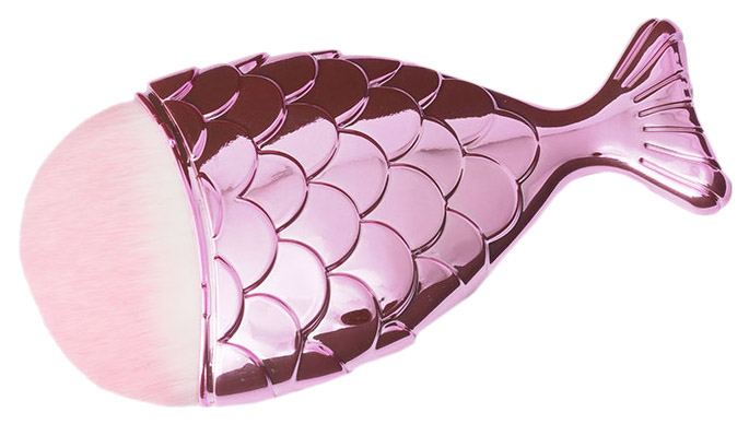 фото Кисть для макияжа tnl professional рыбка розовая l