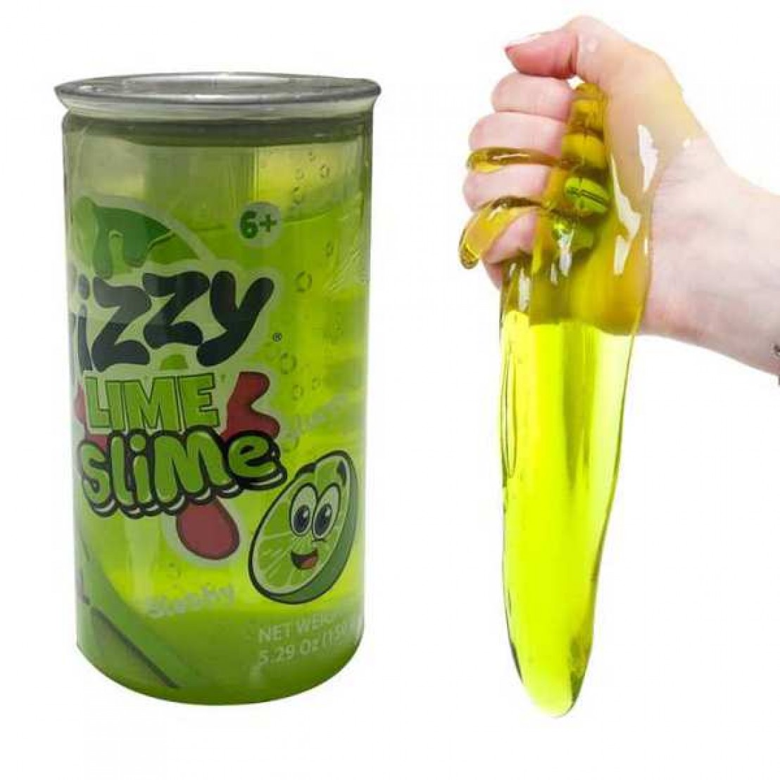 Слайм Fizzy Lime Slime Газировка, салатовый Junfa Toys