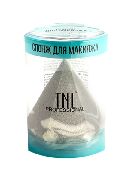 

Спонж для макияжа в тубе TNL Professional Кристалл, Серый
