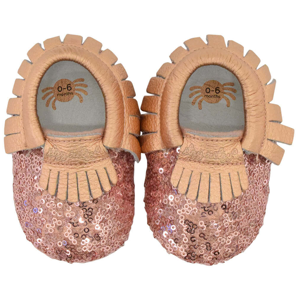 

Пинетки Itzy Ritzy Blush Sparkle, размер 17, MOC2009