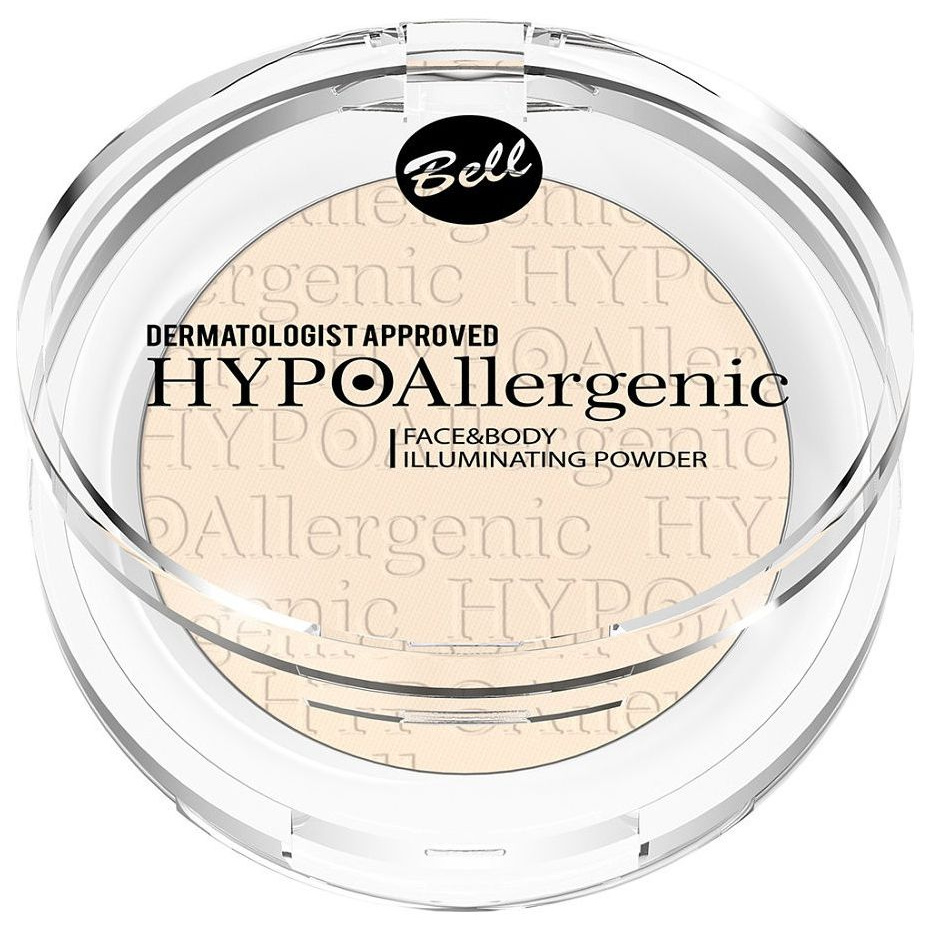 фото Пудра bell hypoallergenic face and body illuminating powder 01 6 г