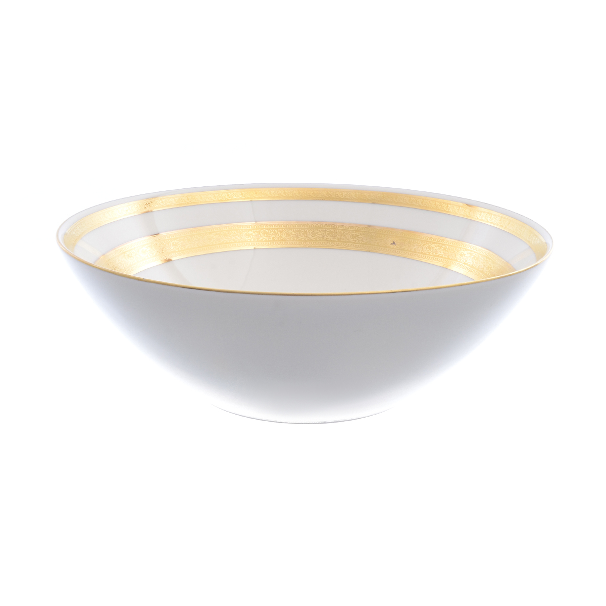 

Салатник Falkenporzellan Constanza Cream Gold 24 см, Белый