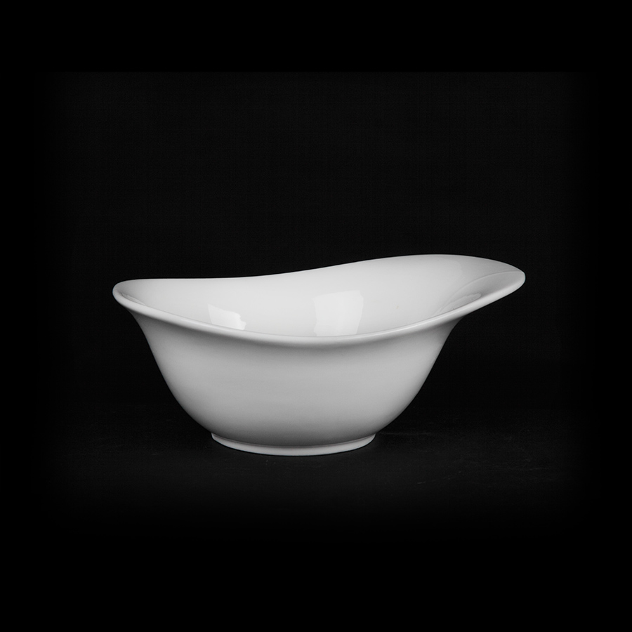 

Салатник 7'' 180мм 480мл с полями "Chan Wave Classic" ivory LQ-QK15042, Белый