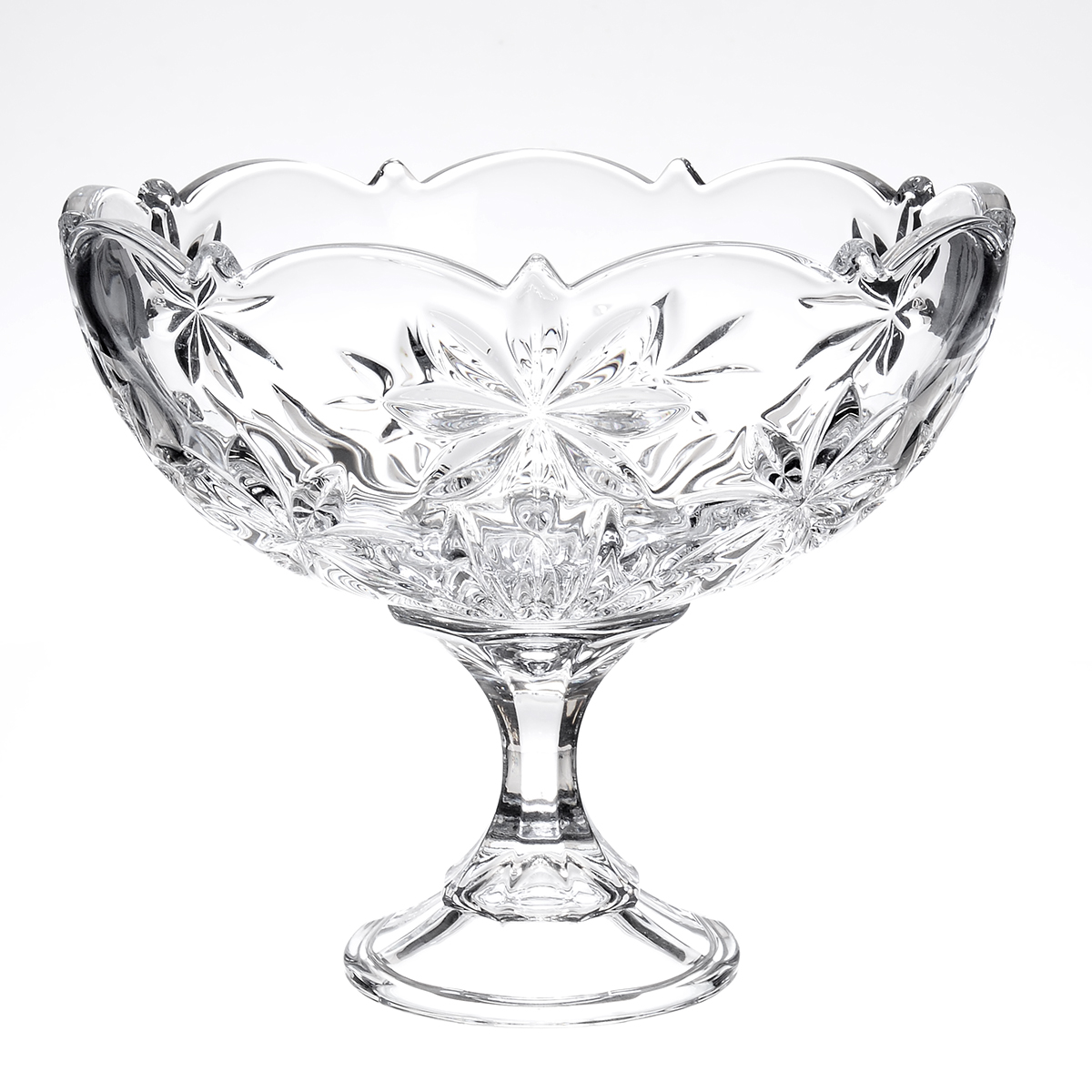 

Конфетница на ножке Crystalite Bohemia Perseus-nova 22 см, Прозрачный