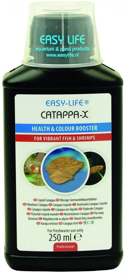 фото Кондиционер для очистки воды в аквариуме с листьями катаппы easy life catappa-x, 250мл