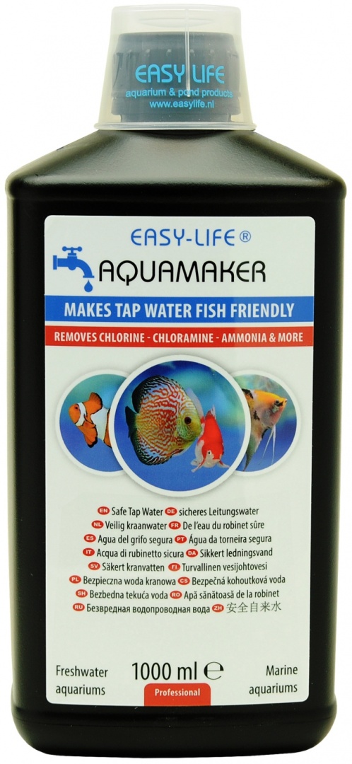 

Кондиционер для очистки воды в аквариуме и пруду EASY LIFE AquaMaker, 1л, AquaMaker