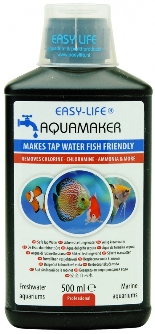 

Кондиционер для очистки воды в аквариуме и пруду EASY LIFE AquaMaker, 500мл, AquaMaker