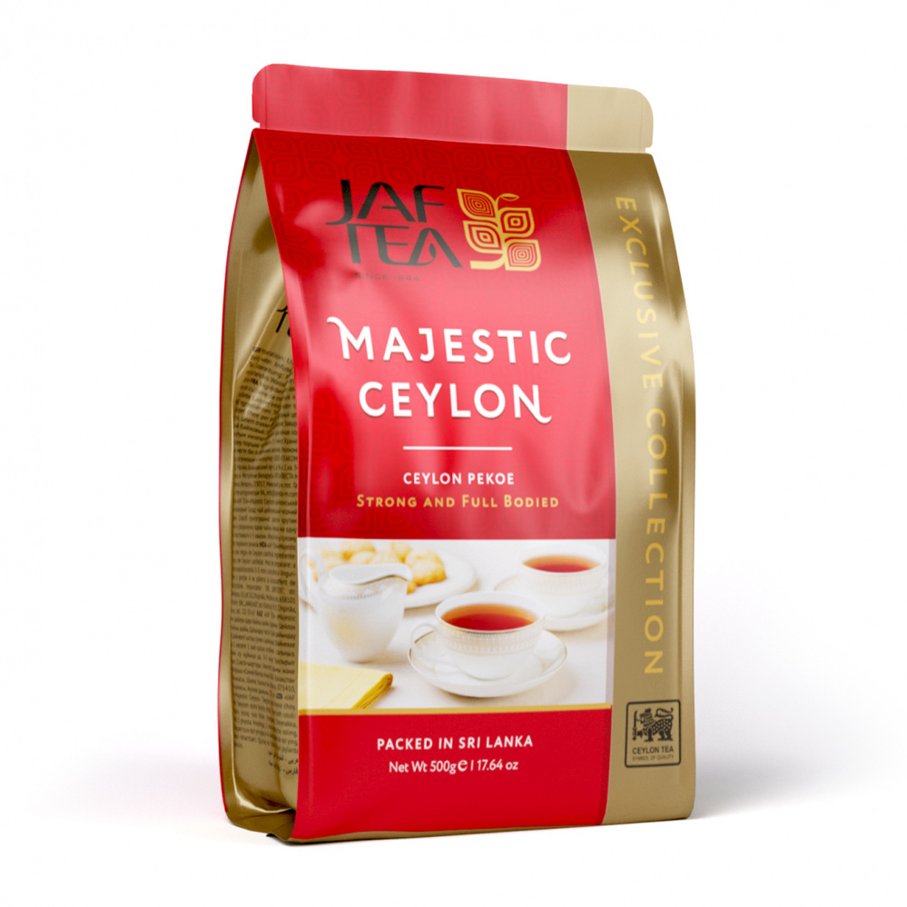

Чай Jaf Tea Majestic ceylon, черный листовой, 500 гр