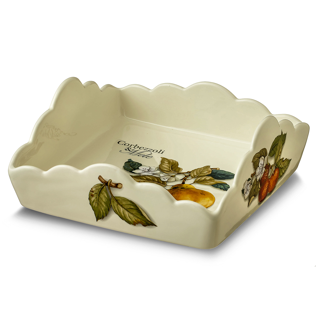 

Салфетница квадратная 22см artigianato ceramico Груша