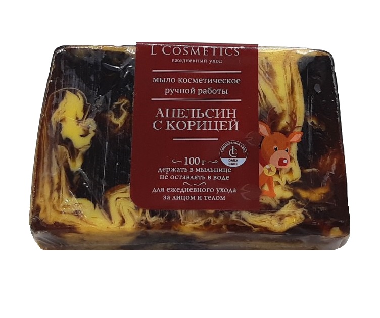 фото Мыло l`cosmetics апельсин с корицей 100 г