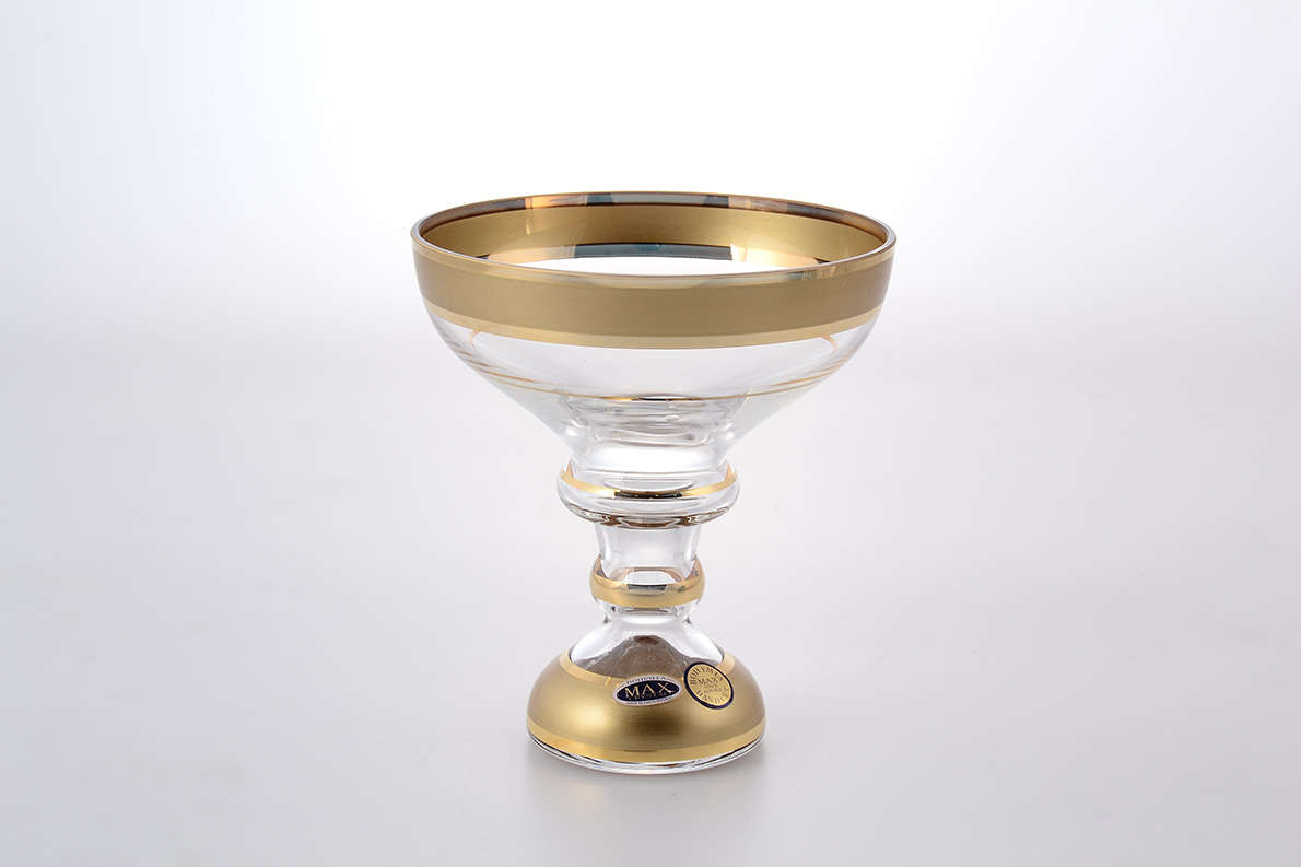 

Конфетница на ножке Star Crystal Смальта 20см