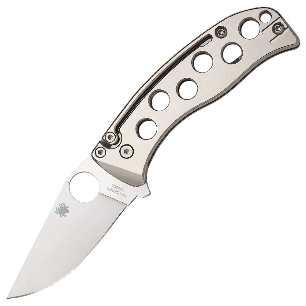 

Туристический нож Spyderco PITS, stainless, Серебристый, PITS
