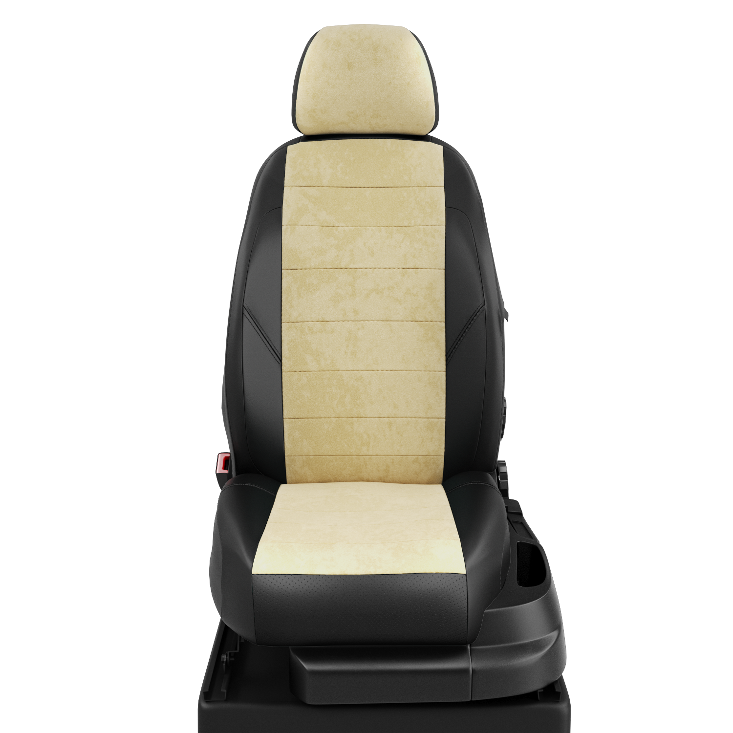 

Авточехлы AVTOLIDER1 Volkswagen Touareg 2011-2018 VW28-1003-EC40, Бежевый;черный