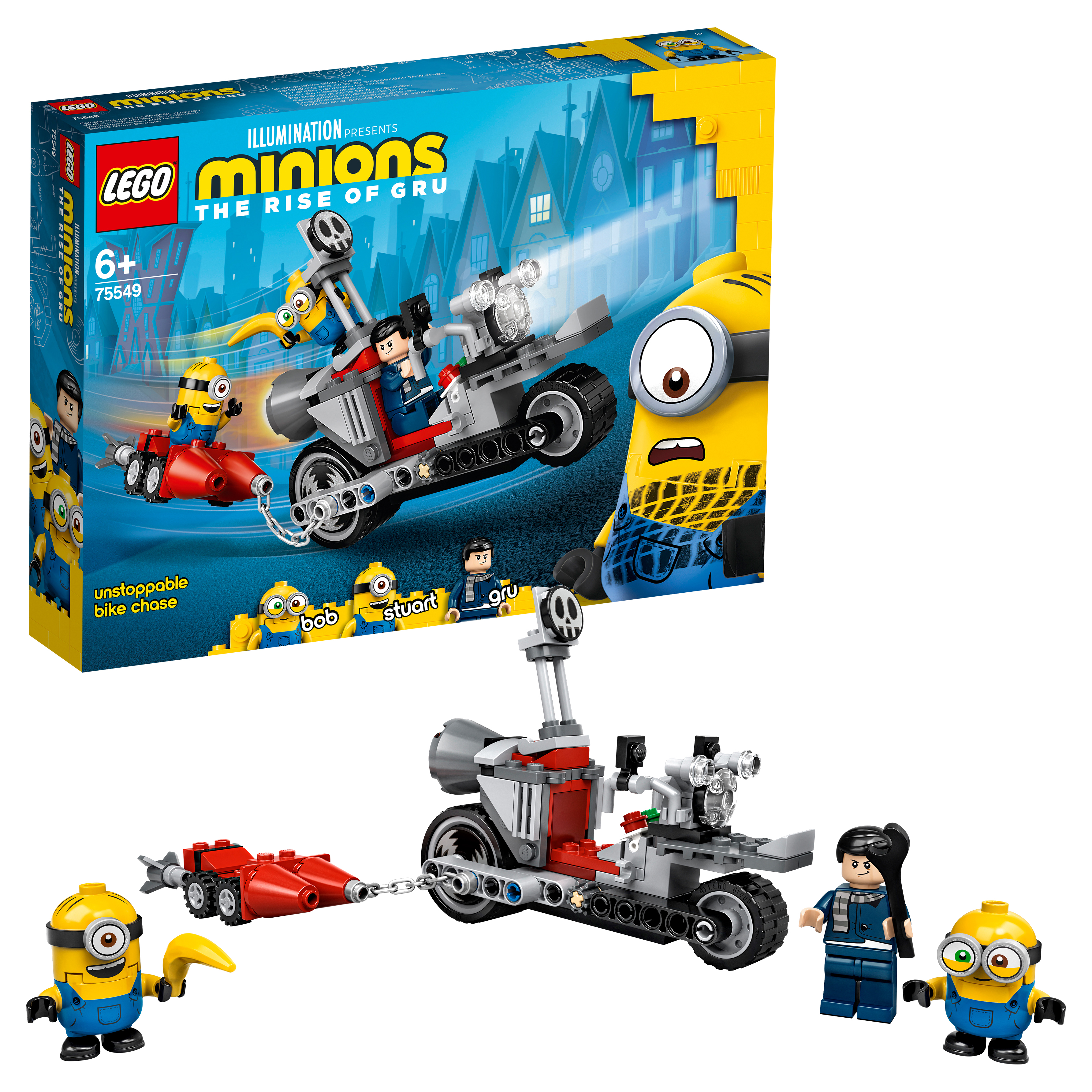 

Конструктор LEGO Minions 75549 Невероятная погоня на мотоцикле