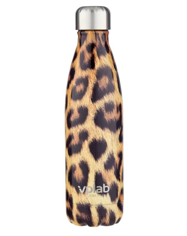 Бутылка VPLab Metal Water Thermo Bottle 500 мл leopard