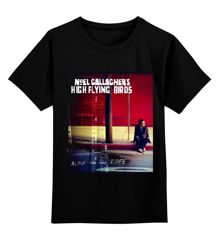 

Детская футболка Printio Noel gallagher's high flying birds цв.черный р.104, 0000000763458