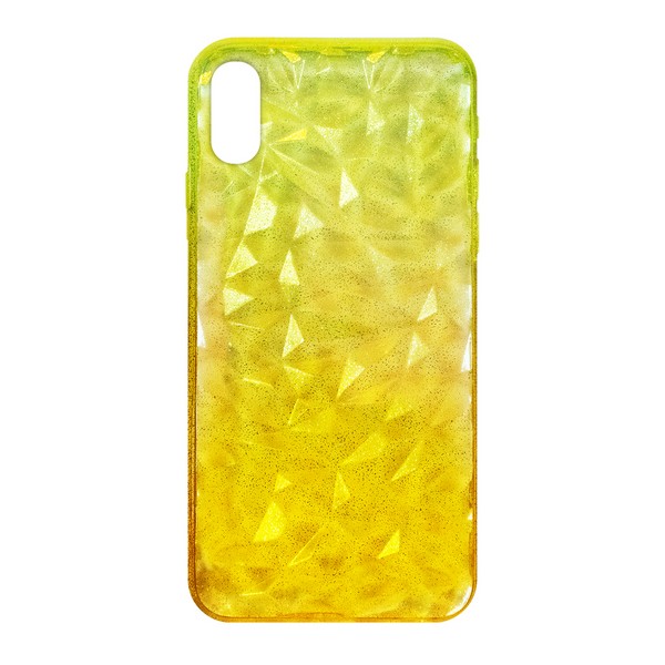 фото Чехол crystal krutoff для iphone x/xs yellow