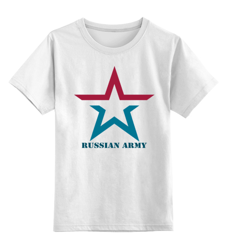 

Детская футболка Printio russian army цв.белый р.104, 0000000758120