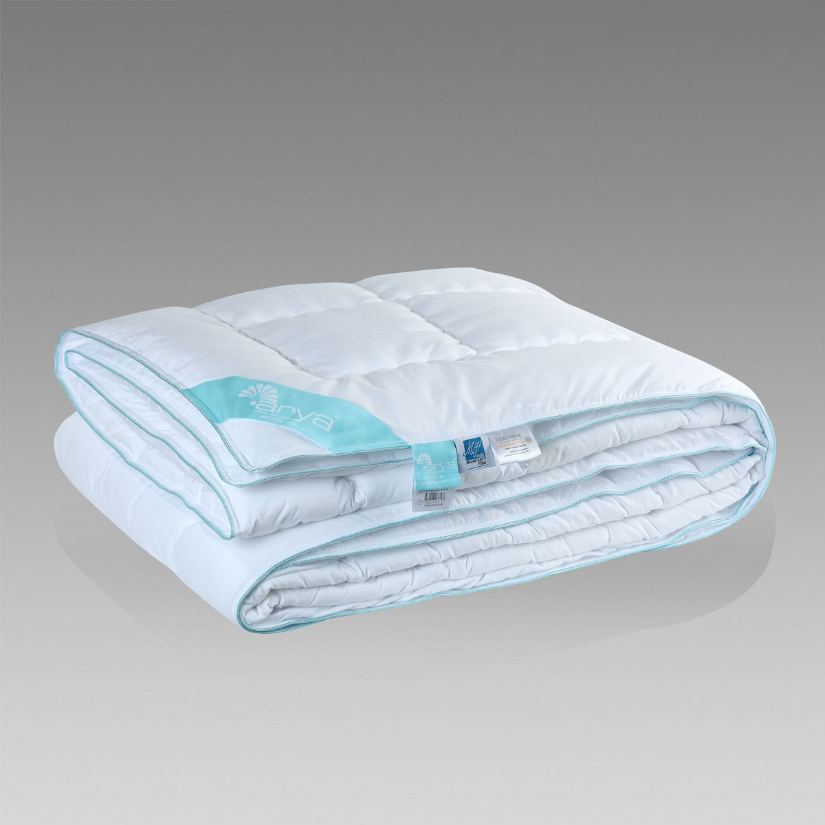 Одеяло всесезонное легкое Arya Micro гелевое 1,5 спальное 155x215 белое