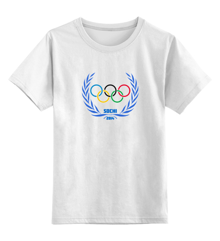 

Детская футболка Printio Sochi 2014 цв.белый р.104, 0000000751517