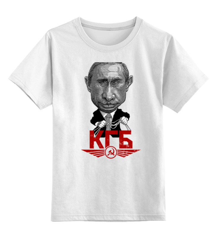 

Детская футболка Printio Putin цв.белый р.116, 0000000765399