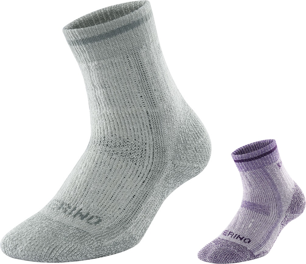 фото Носки kailas hiking socks survival w's серые; фиолетовые s