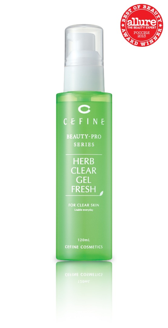 фото Гель-пилинг освежающий "beauty pro herb clear gel fresh" cefine 120 мл