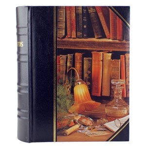 

Фотоальбом в виде классической книги "Винтаж", 200 фото 10х15 см, кармашки, СВ 46200 M