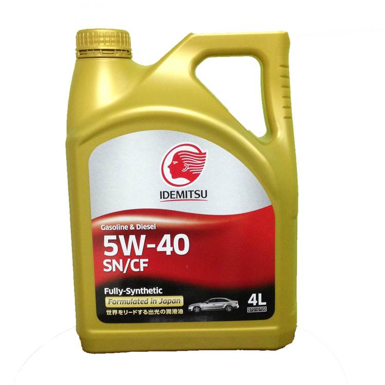 

Моторное масло Idemitsu Gasoline & Diesel Fully-Synthetic SN/CF 5W40 4 л, Gasoline & Diesel Fully-Synthetic SN/CF