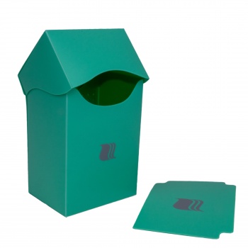 фото Пластиковая коробочка blackfire вертикальная светло-зеленая, 80+ карт
