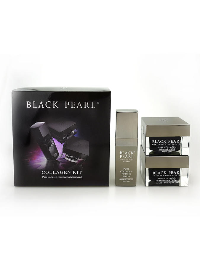 фото Подарочный набор black pearl "чистый коллаген"