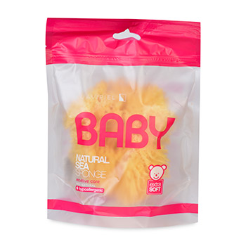 Мочалка для душа Suavipiel Natural Sea sponge детская  Италия