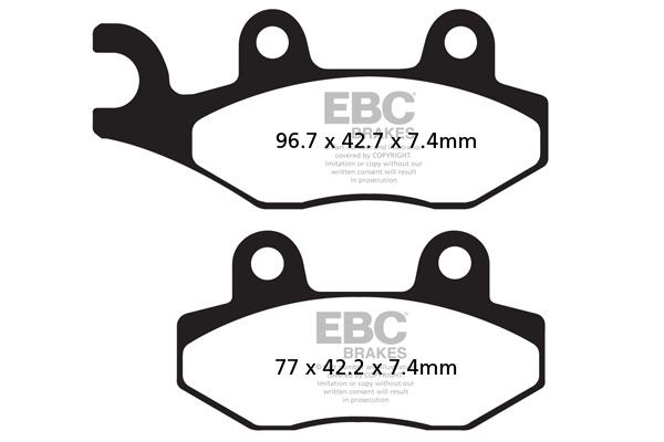 

Тормозные колодки EBC FA135TT для мотоциклов