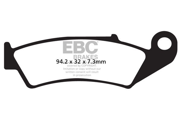 

Тормозные колодки EBC FA125TT для мотоциклов