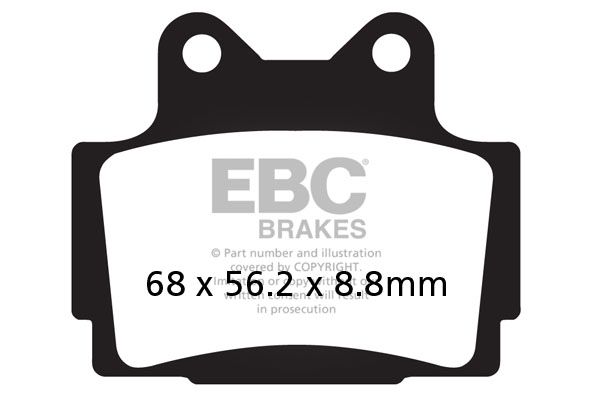 

Тормозные колодки EBC FA104 для мотоциклов