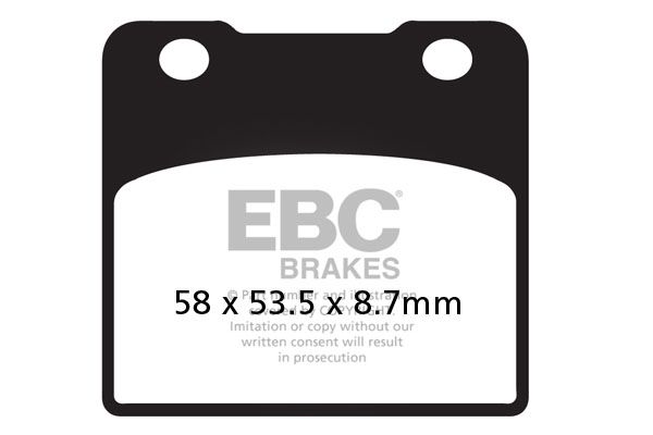 

Тормозные колодки EBC FA103 для мотоциклов