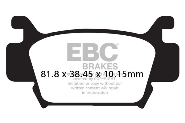 фото Тормозные колодки ebc fa410tt для мотоциклов ebc brakes