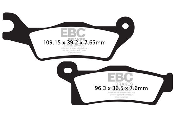 

Тормозные колодки EBC FA617TT для мотоциклов